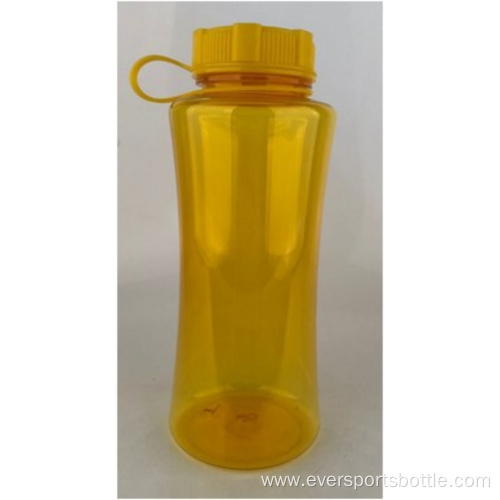 1000mL Yellow Wide Mouth Water Bottle